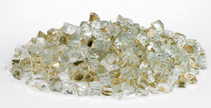 American Fire Glass - Gold Reflective 1/2" Glass - AFF-GDRF12-10  _2