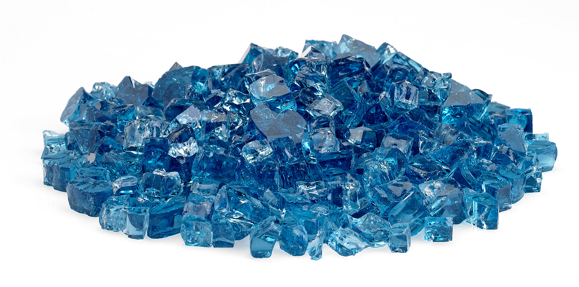 American Fire Glass - Pacific Blue 1/2" Glass - AFF-PABL12-10 _ 2