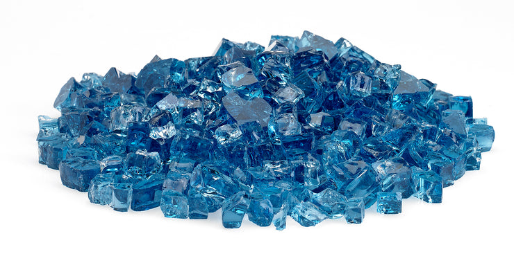 American Fire Glass - Pacific Blue 1/2" Glass - AFF-PABL12-10 _ 2