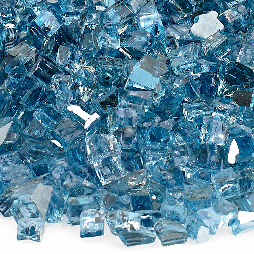 American Fire Glass - Pacific Blue Reflective Glass - AFF-PABLRF-10 3