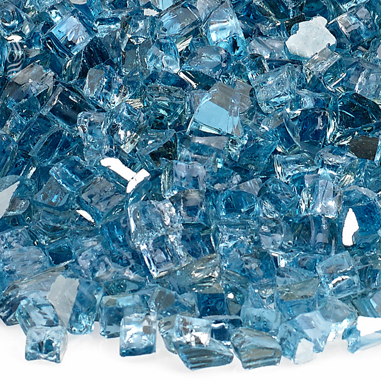 American Fire Glass - Pacific Blue Reflective Glass - AFF-PABLRF-10 3