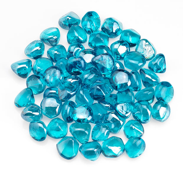 American Fire Glass - Powder Blue Zircon Lusters - ZIR-PWDBLLST-10 _