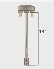 DMI13, Gaslight Burner 13" Tall