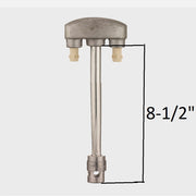 DMI85, dual inverted gaslight burner 8-1/2"