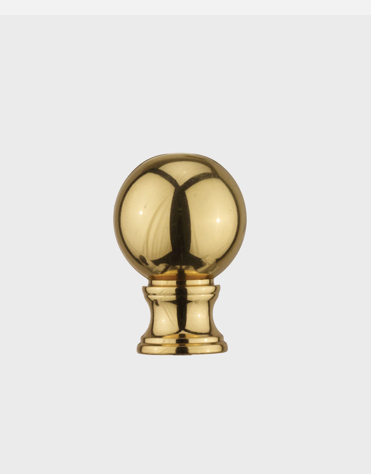 Brass Ball Gaslight Finial - F03