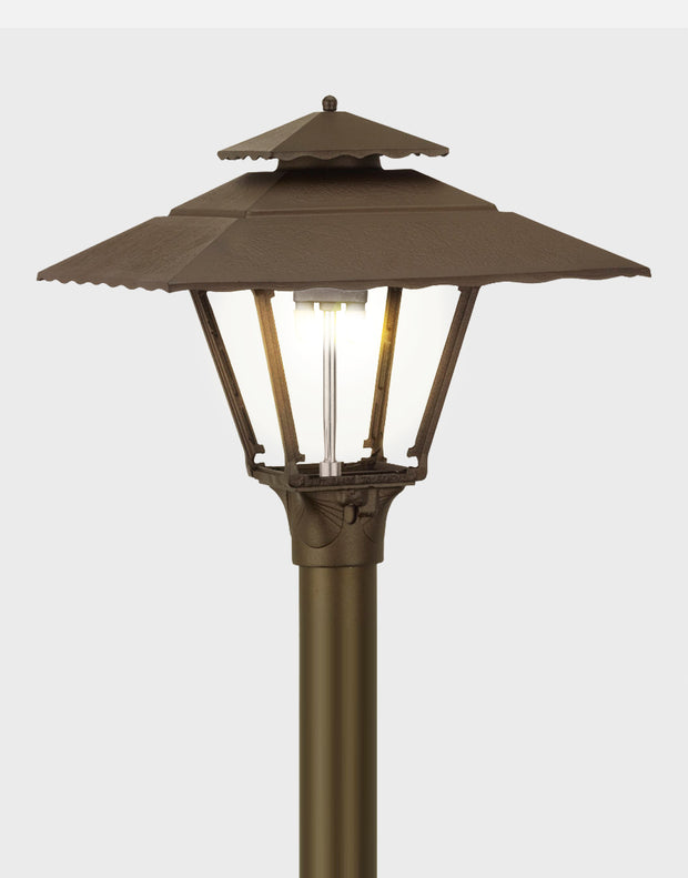 Contemporary Post Mount Gas Light - 1800H