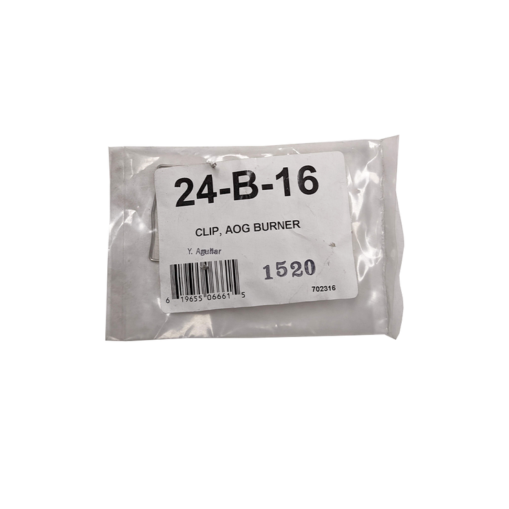 24-B-16, Burner Clip, AOG