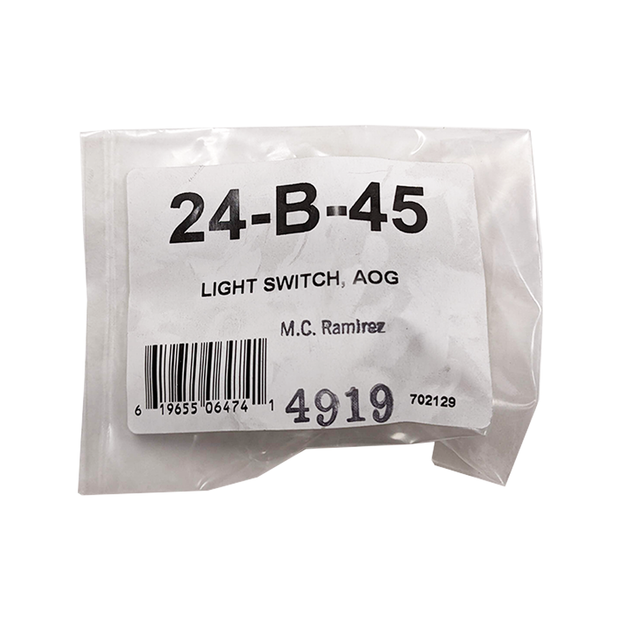 24-B-45, AOG Light Switch