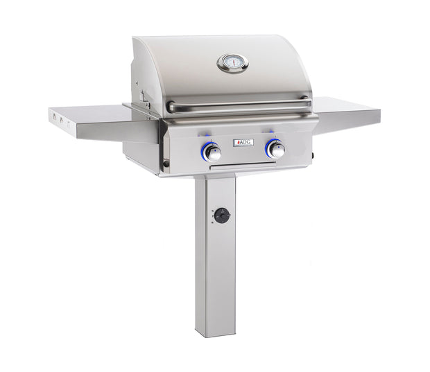 AOG Grills - 24NGL-00SP - Post Mount Grill - 