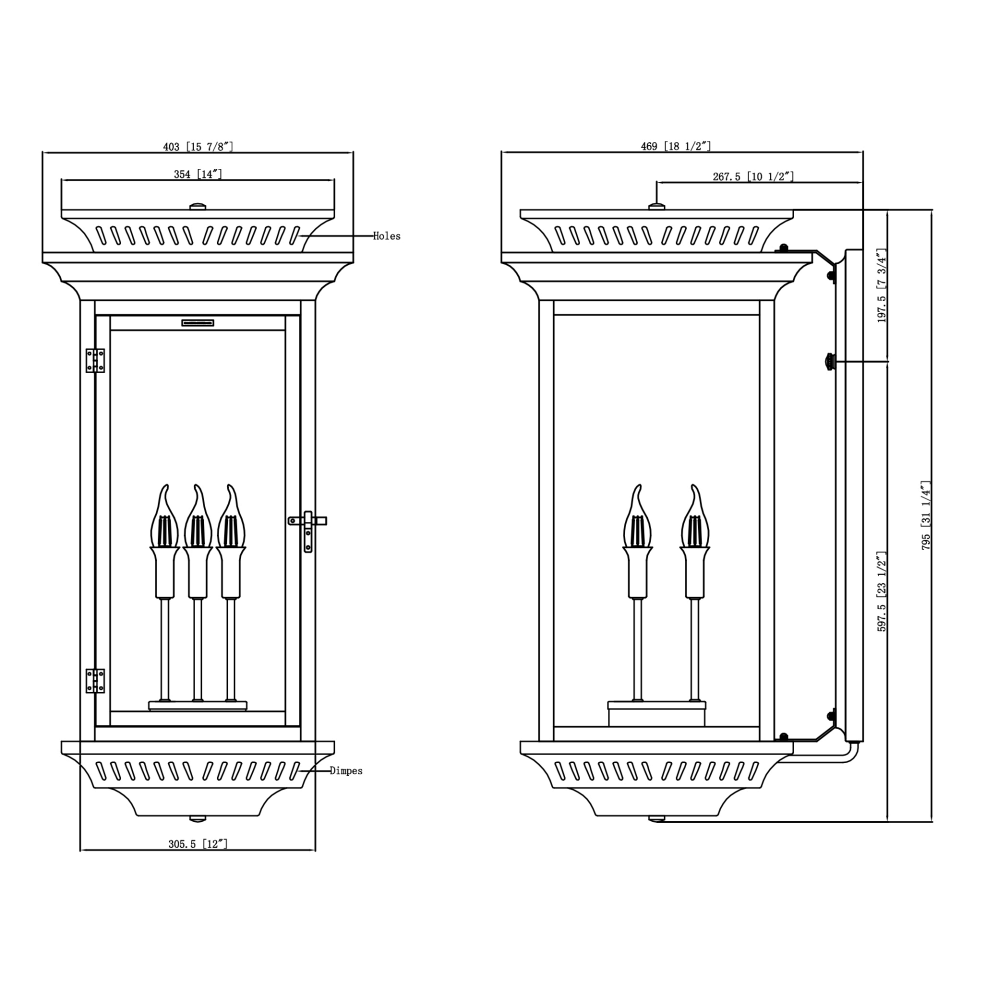 AP36, coppersmith approach gaslight size dimensions