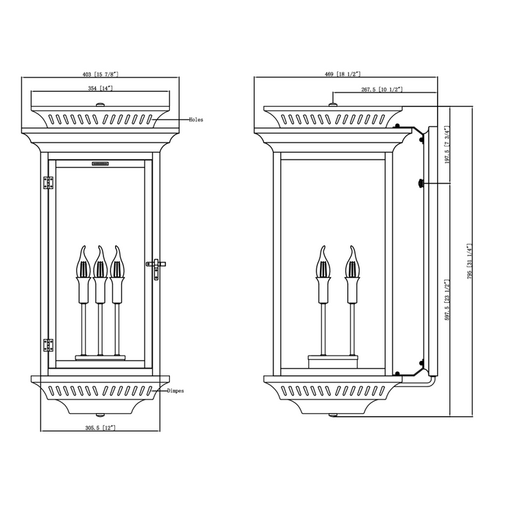 AP36, coppersmith approach gaslight size dimensions