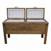 Haggards - Double Cooler - Walnut Stain