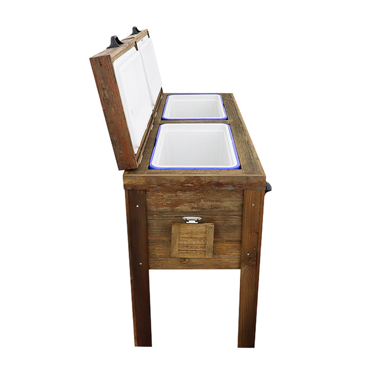 Haggards - Double Cooler - Walnut Stain