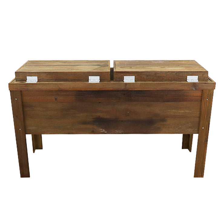 Haggards - Double Cooler - Walnut Stain