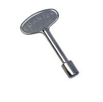 Dante Fireplace Key - 3 Inch Chrome - K14