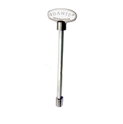 Dante Fireplace key - 8 Inch Chrome - KL14 