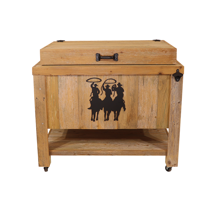 Rustic Frio Coolers - 65 Quart - Tres Hombres - Black