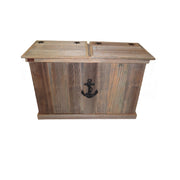 Haggards Double Rustic Trash Can - HRTCDB007B