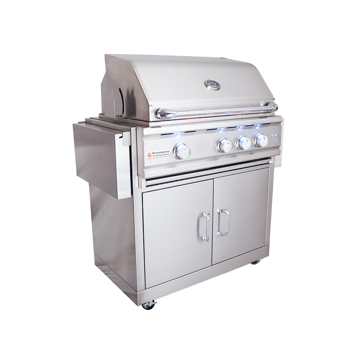 RCS Gas Grills - 30" Cutlass Pro Freestanding Grill - RON30B CK
