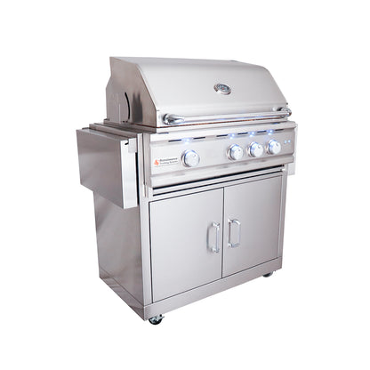 RCS Gas Grills - 30" Cutlass Pro Freestanding Grill - RON30B CK