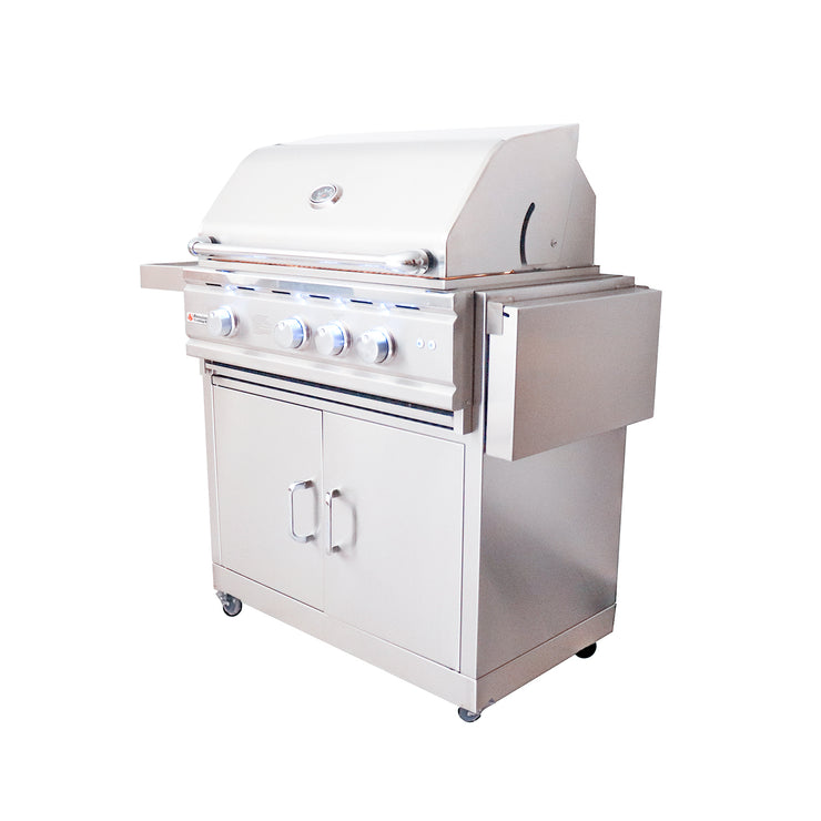 RCS Gas Grills - 30" Cutlass Pro Freestanding Grill - RON30B CK