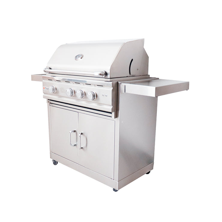 RCS Gas Grills - 30" Cutlass Pro Freestanding Grill - RON30B CK