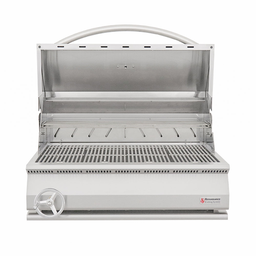 RCS Gas Grills - 32" Premier Charcoal Built-In Grill