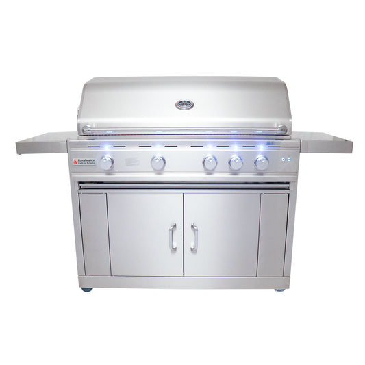 RCS Gas Grills - 42" Cutlass Pro Freestanding Grill - RON42B CK