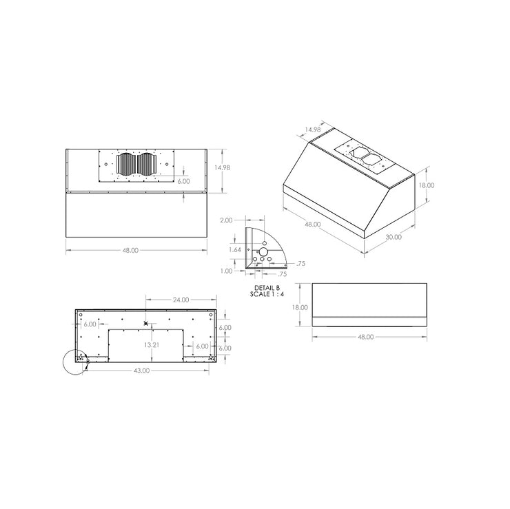 48" Vent Hood - RVH48 - RCS Gas Grills 10