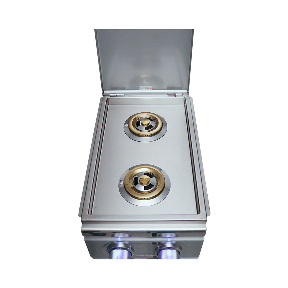 RCS Gas Grills - Cutlass Pro Double Side Burner - RDB1EL