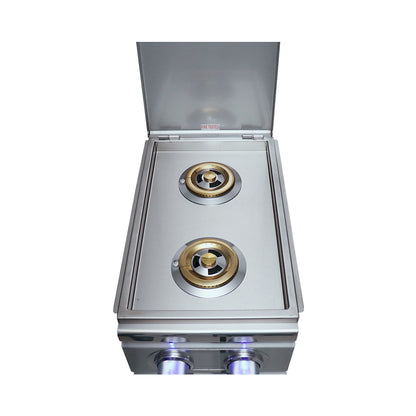 RCS Gas Grills - Cutlass Pro Double Side Burner - RDB1EL