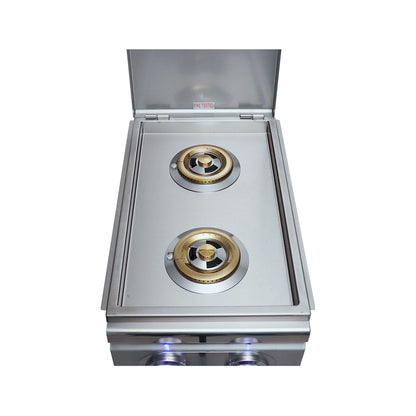 RCS Gas Grills - Cutlass Pro Double Side Burner - RDB1EL