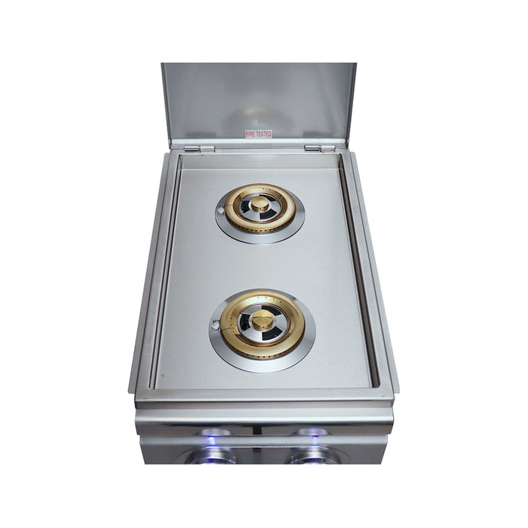 RCS Gas Grills - Cutlass Pro Double Side Burner - RDB1EL