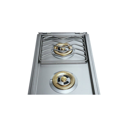 RCS Gas Grills - Cutlass Pro Double Side Burner - RDB1EL