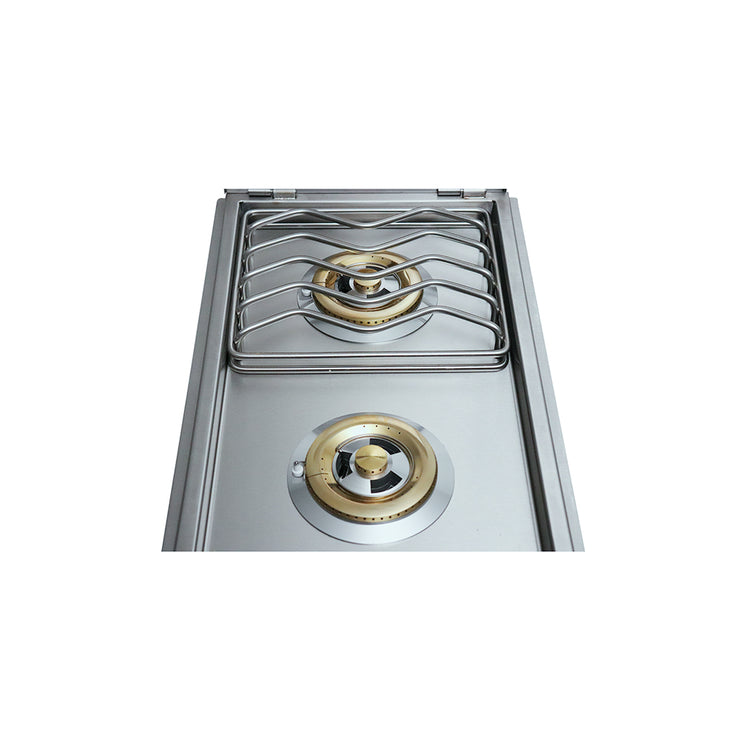 RCS Gas Grills - Cutlass Pro Double Side Burner - RDB1EL