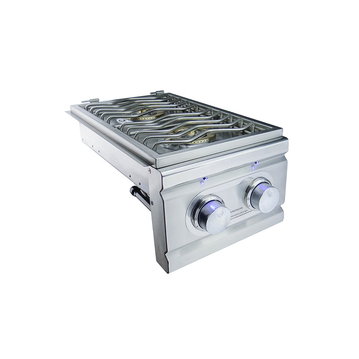 RCS Gas Grills - Cutlass Pro Double Side Burner - RDB1EL