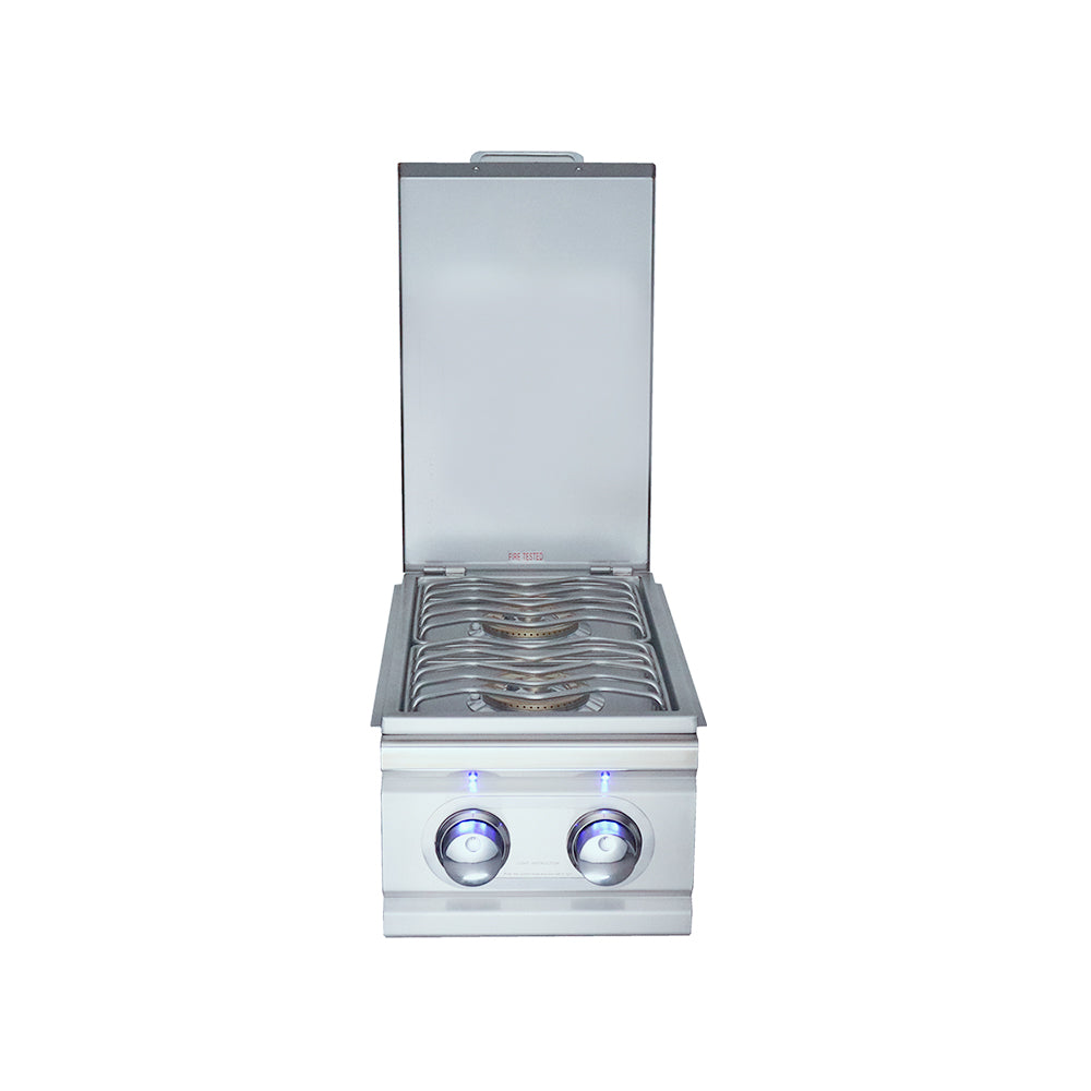 RCS Gas Grills - Cutlass Pro Double Side Burner - RDB1EL