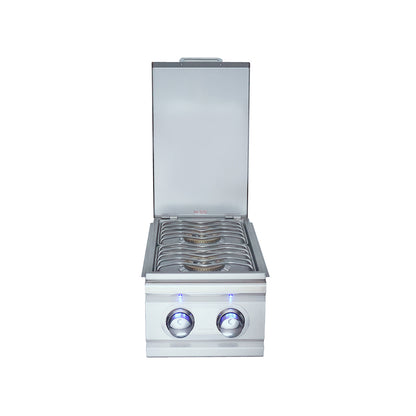 RCS Gas Grills - Cutlass Pro Double Side Burner - RDB1EL
