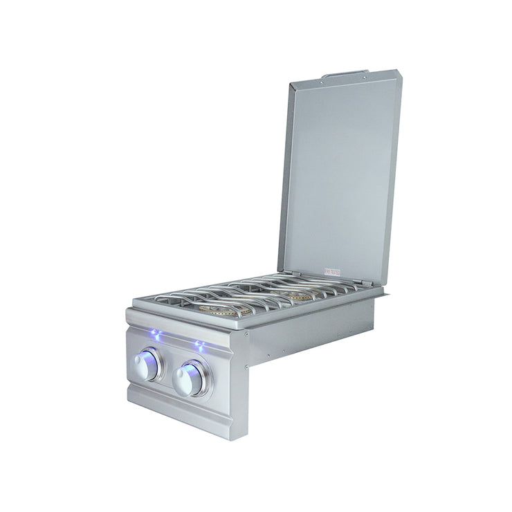 RCS Gas Grills - Cutlass Pro Double Side Burner - RDB1EL