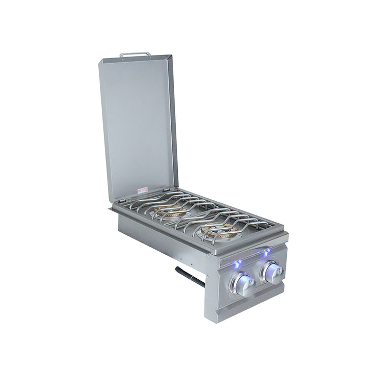RCS Gas Grills - Cutlass Pro Double Side Burner - RDB1EL