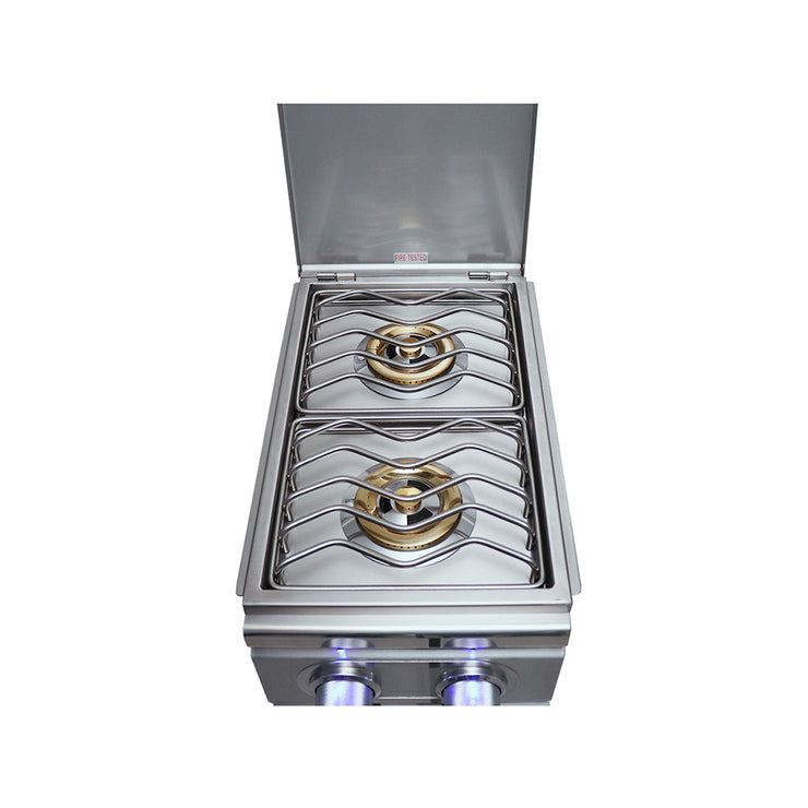 RCS Gas Grills - Cutlass Pro Double Side Burner - RDB1EL