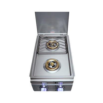 RCS Gas Grills - Cutlass Pro Double Side Burner - RDB1EL