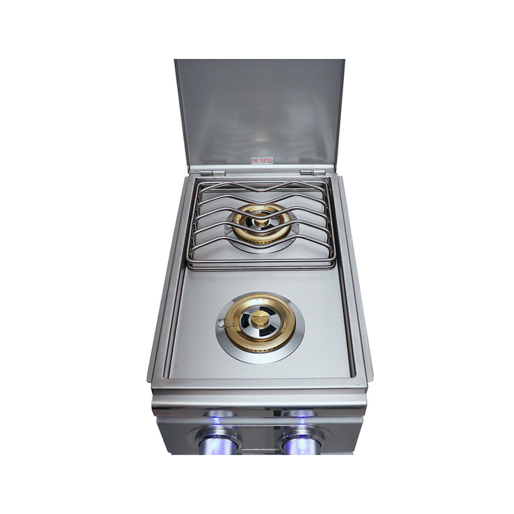 RCS Gas Grills - Cutlass Pro Double Side Burner - RDB1EL