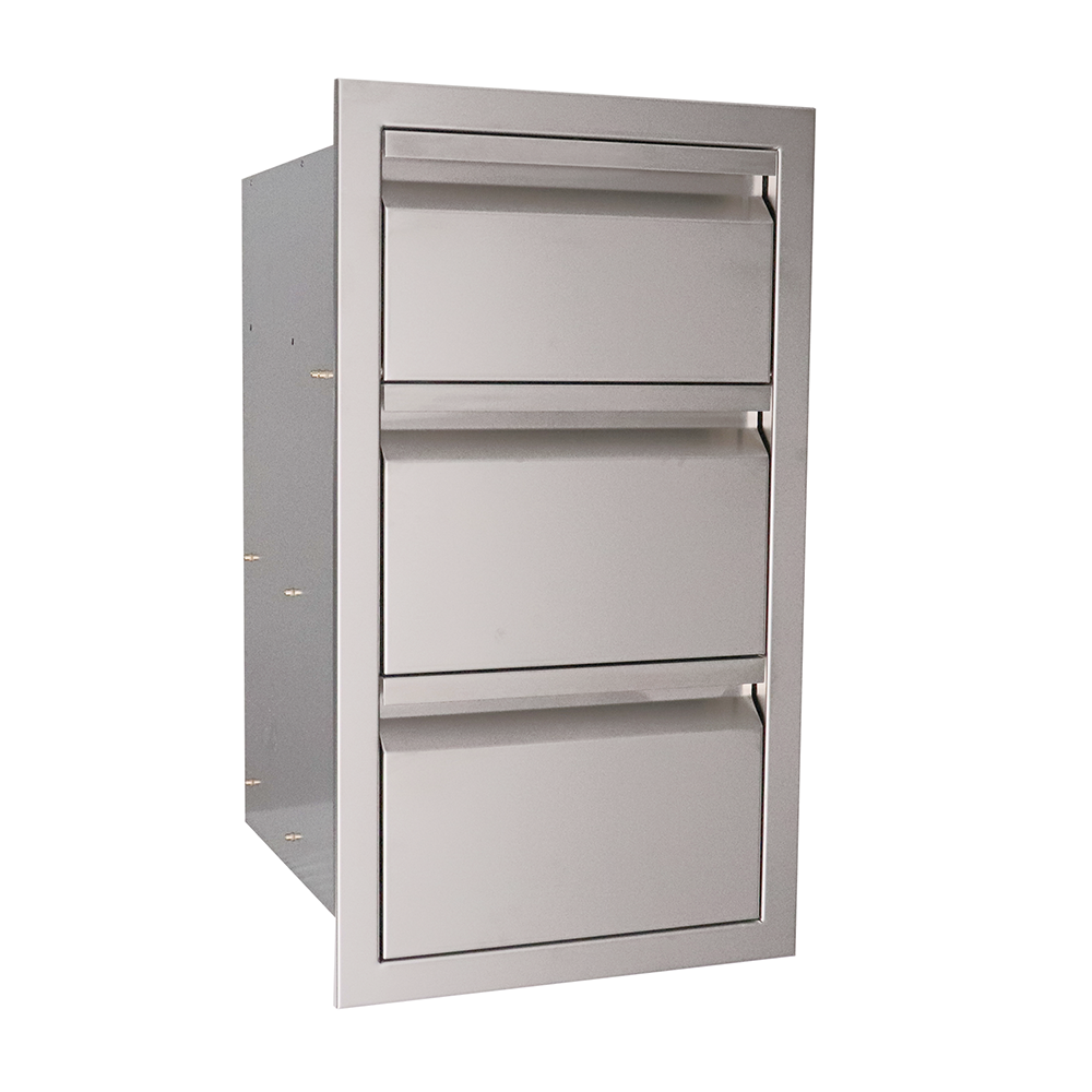 RCS Gas Grills - Double Drawer & Paper Towel Holder - VTHC1