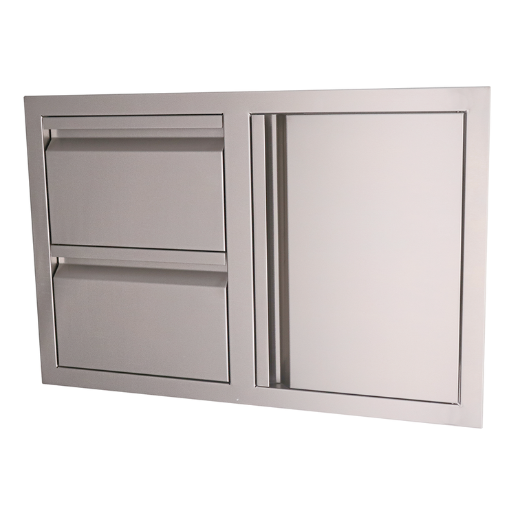 RCS Gas Grills - Double Drawer / Door Combo - VDC1