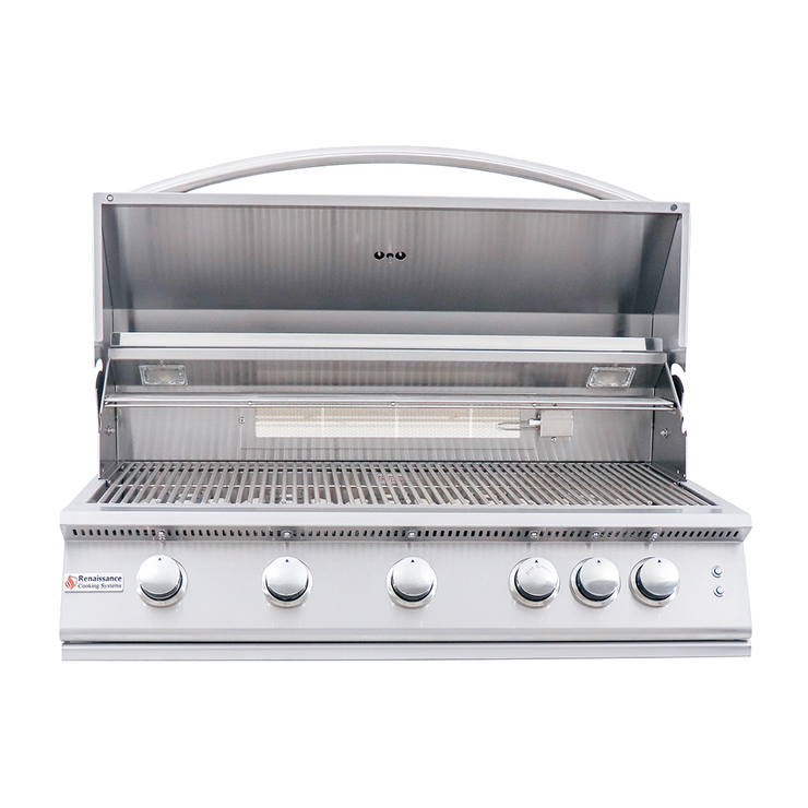 RCS Gas Grills - 40" Premier Grill with LED Lights - RJC40AL