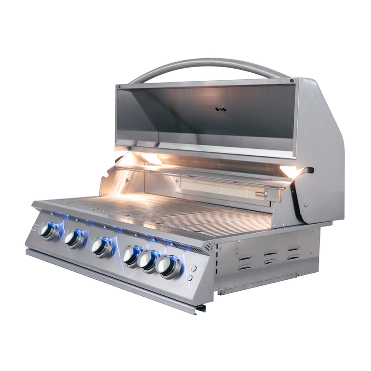 RCS Gas Grills - 40" Premier Grill with LED Lights - RJC40AL