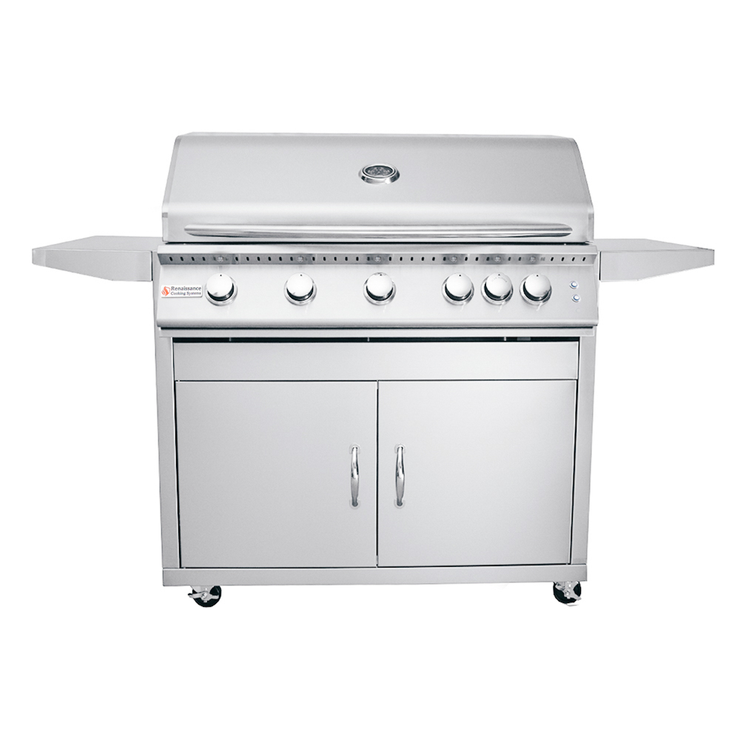 RCS Gas Grills - 40" Premier w/ Lights Freestanding Grill - RJC40AL CK