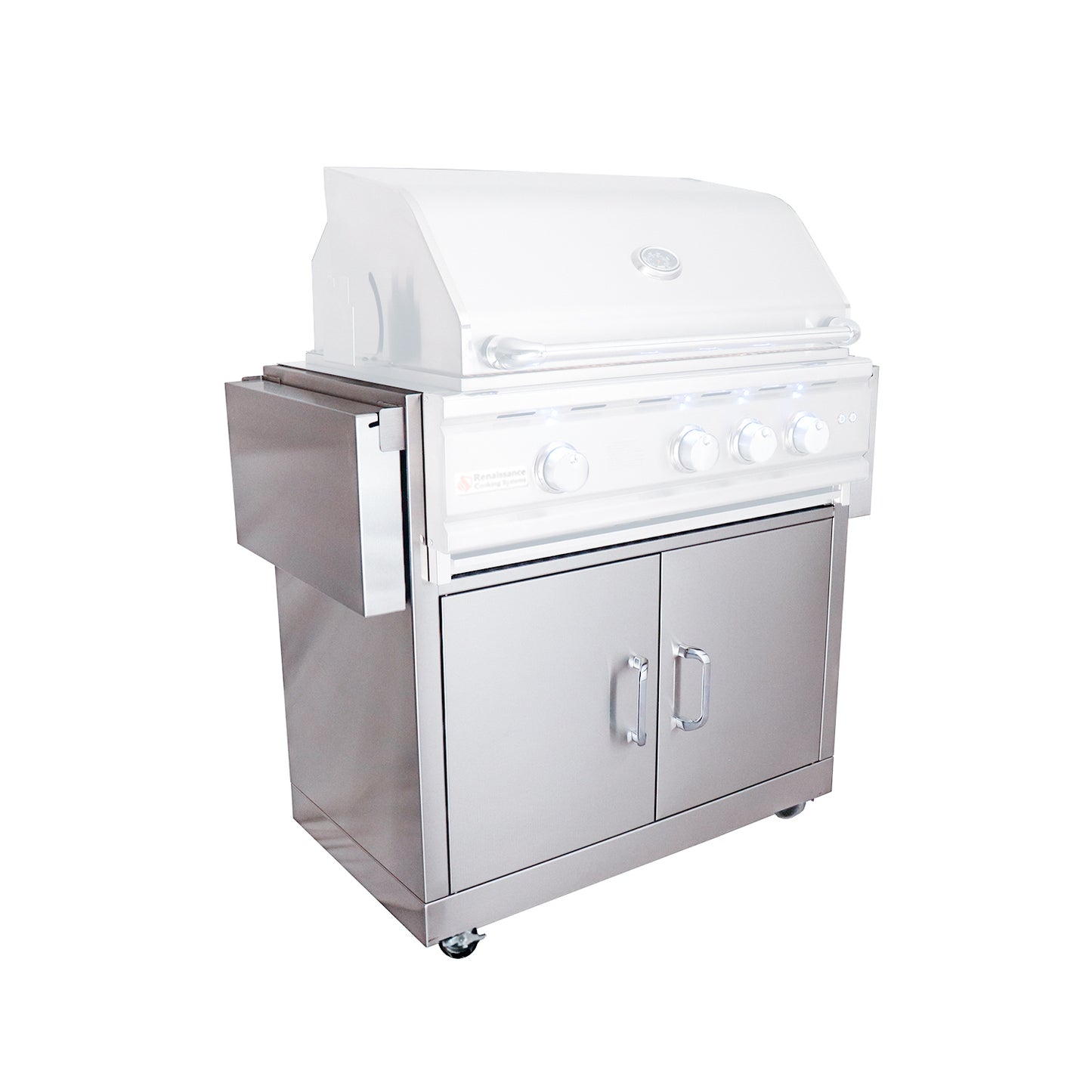 RCS Gas Grills - 30" Cutlass Elite & Pro Stainless Cart - RONMC