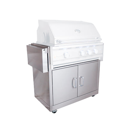 RCS Gas Grills - 30" Cutlass Elite & Pro Stainless Cart - RONMC
